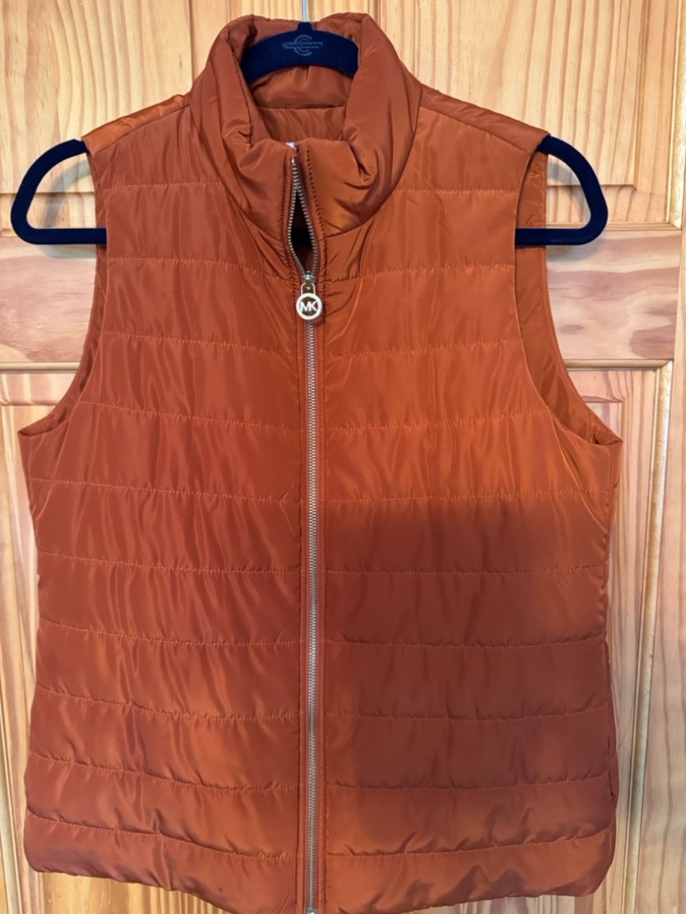 Michael Kors Burnt Orange Lightweight Puffer Vest Women’s M